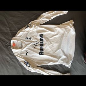 Tottenham white long sleeve Jersey #3 Bale size L